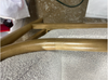 Boucle Upholstered Wood Arm Chair - Oatmeal