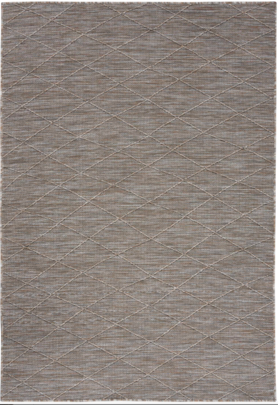 Nourison Home Washable Solutions Wsl01 Grey - Mocha Area Rug 10 x 14 SHOWROOM ITEM