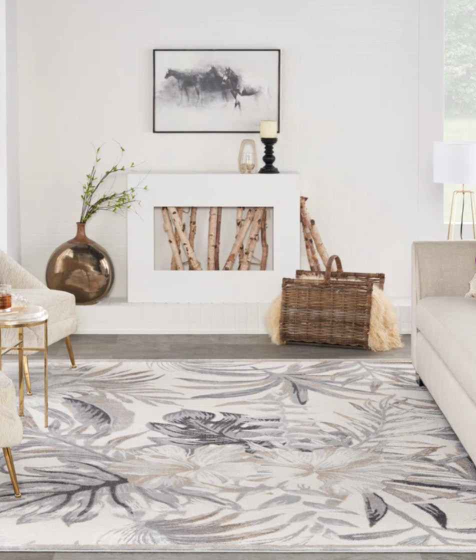 Skiba Floral Indoor Rug SHOWROOM ITEM