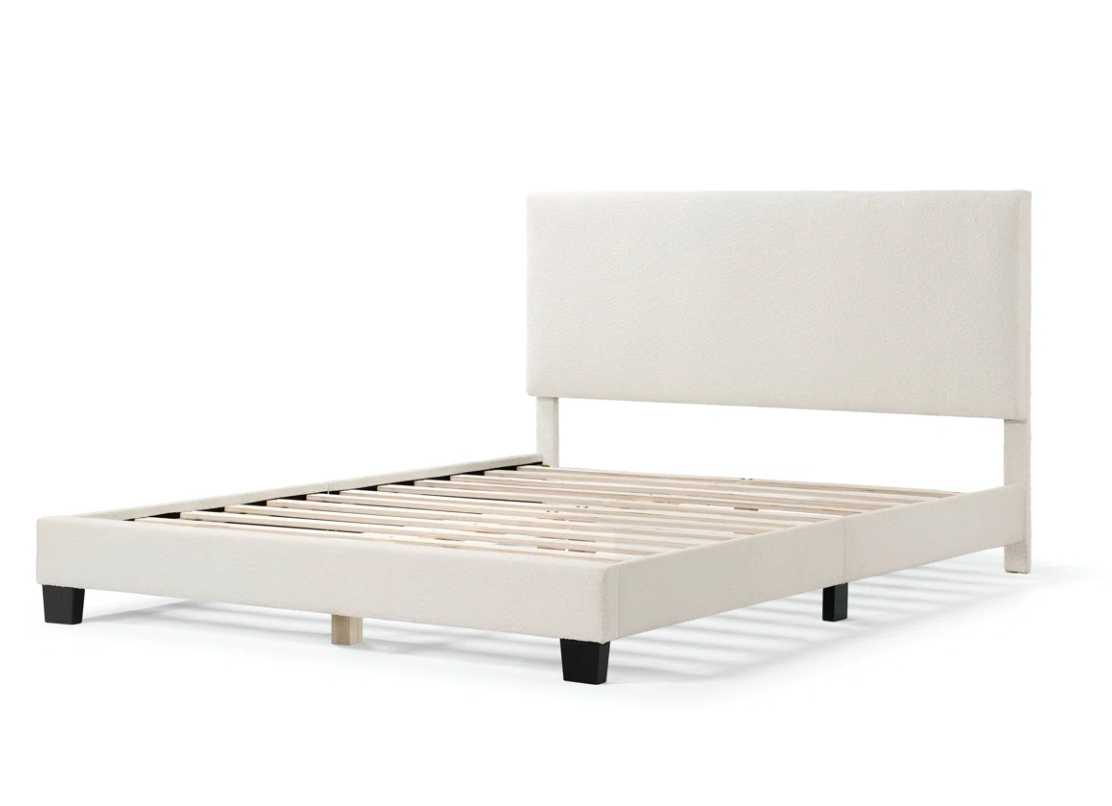 Anij Upholstered Queen Platform Bed SHOWROOM ITEM