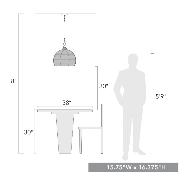 Golden Lighting Pendant