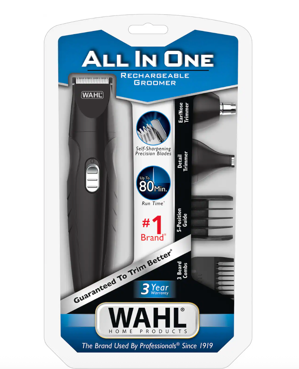 Wahl All-In-One Rechargeable Groomer Trimmer final cut