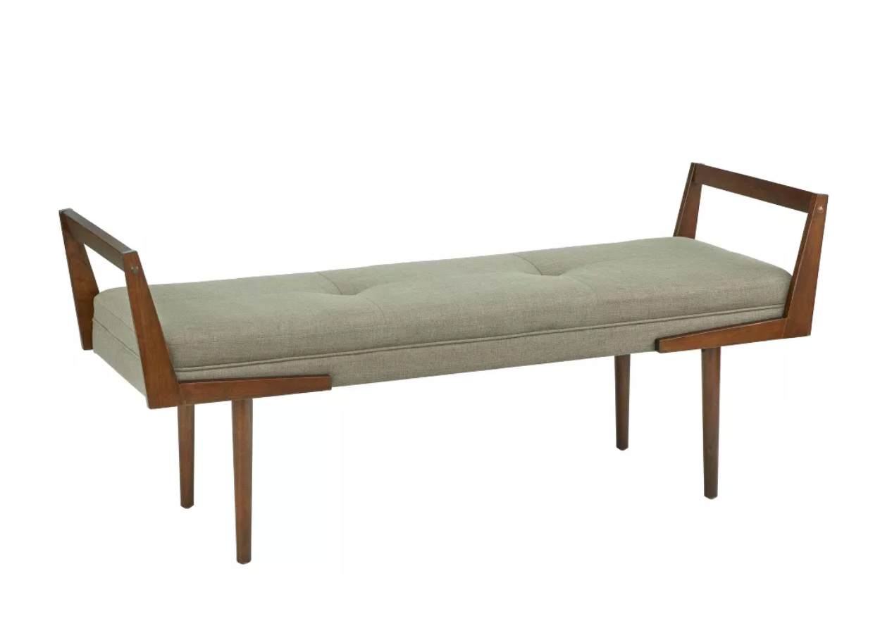 Gentry Bench Taupe, SHOWROOM ITEM