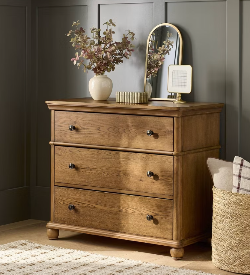 3 Drawer Classic Vertical Dresser SHOWROOM ITEM – Salvage & Co Indy