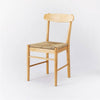 SET OF 2 Studio McGee Logan Wood Dining Chair with Woven Seat