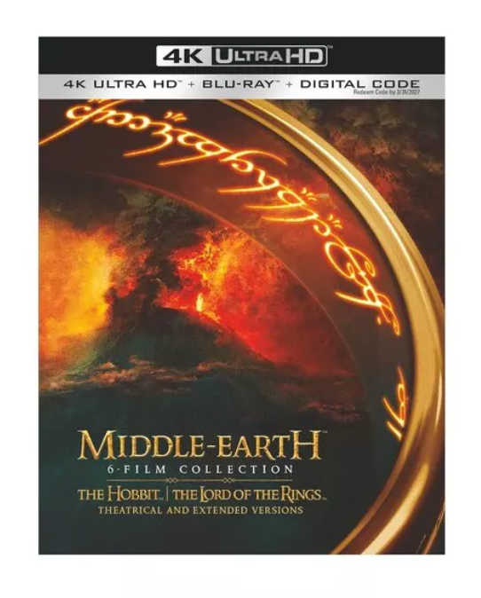 Collectors Thirty-disc set Middle-Earth 6-Film Collection (4K/UHD)