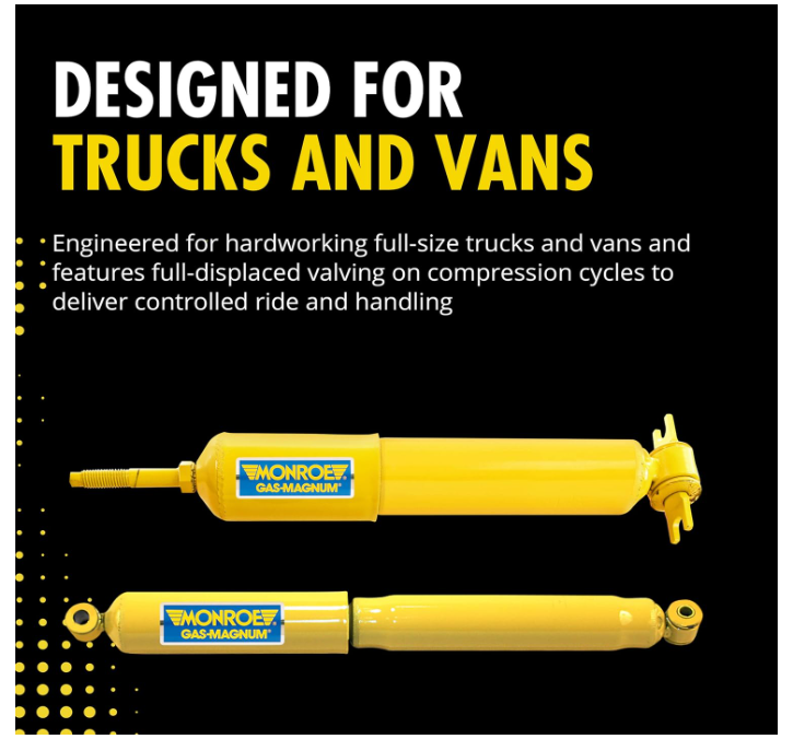Gas-Magnum Suspension Shock Absorber for Ford Super Duty