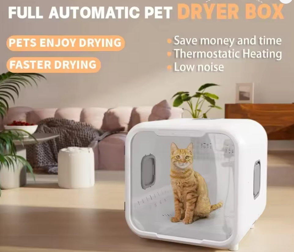 Dog Hair Dryer Cat Ultraviolet Sterilization Drying Box Noise Pet Hair Dryers