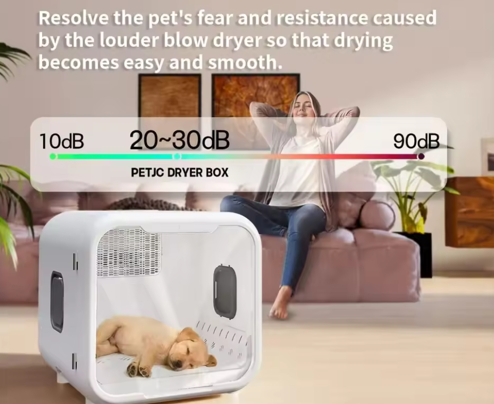 Dog Hair Dryer Cat Ultraviolet Sterilization Drying Box Noise Pet Hair Dryers