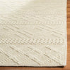 9 x 12 Wool Ivory Indoor Abstract Area Rug