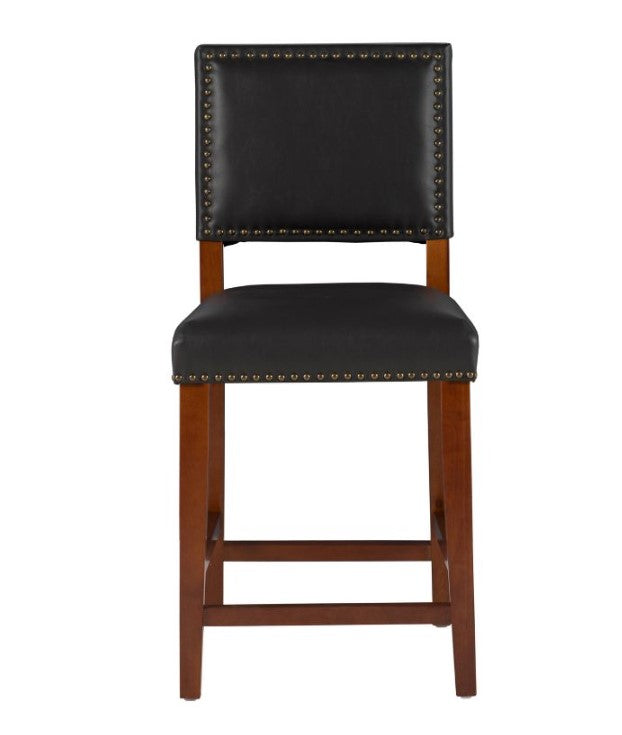 Black 24" Brook Counter Height Barstool