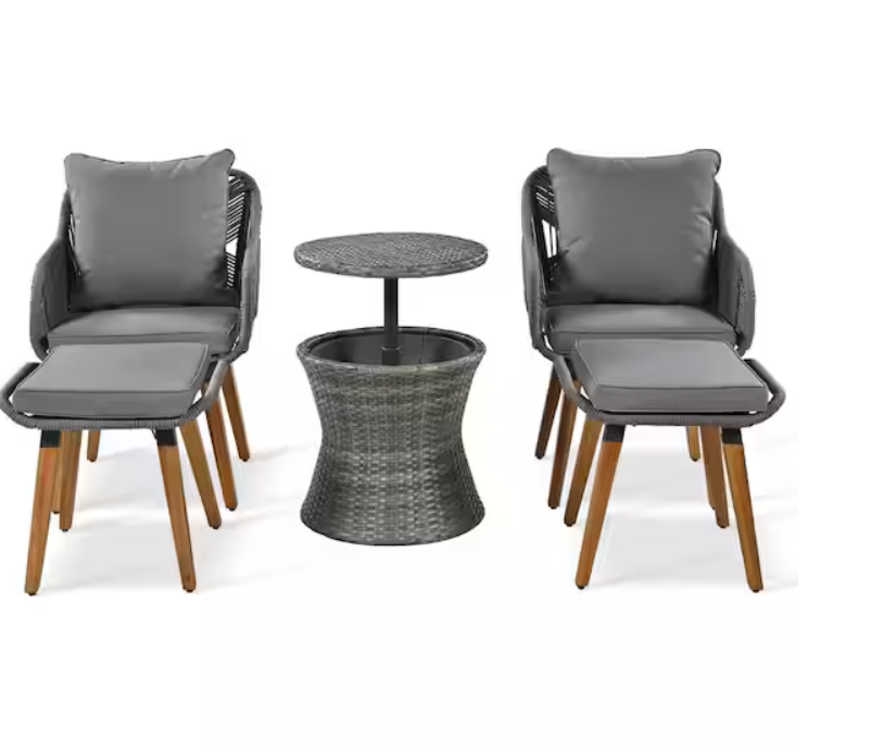5 Piece Wooden Outdoor Furniture Set