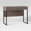Mixed Material Writing Desk Gray