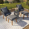 5 Piece Wooden Outdoor Furniture Set