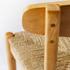 SET OF 2 Studio McGee Logan Wood Dining Chair with Woven Seat