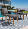 5 Piece Wooden Outdoor Furniture Set