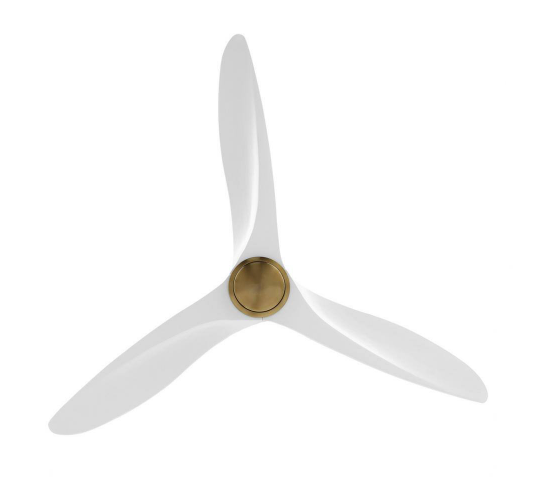 Indoor Gold Propeller Ceiling Fan with Remote Control