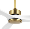 Indoor Gold Propeller Ceiling Fan with Remote Control