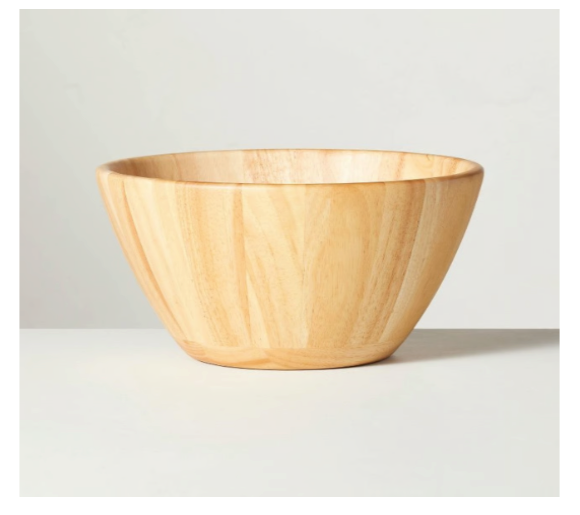 WOOD SERVING BOWL