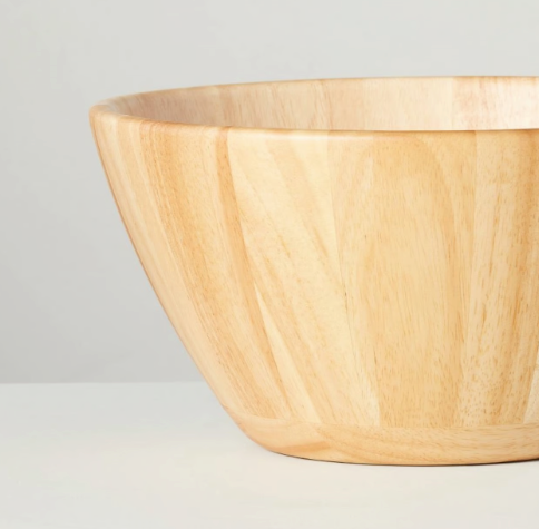 WOOD SERVING BOWL