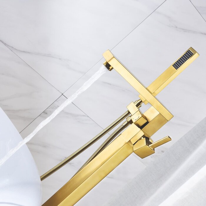 BG SevenFalls Single Handle Floor Mounted Freestanding Tub Filler