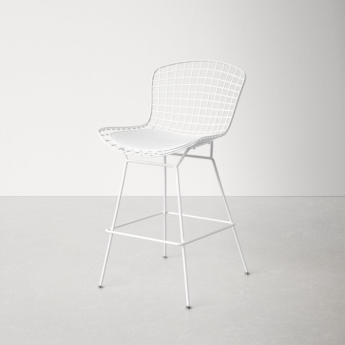 White Shane Counter Stool (26" Seat Height)