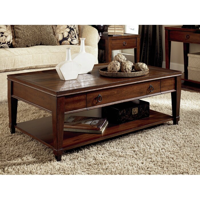 Shelby 4 Legs Coffee Table with Storage