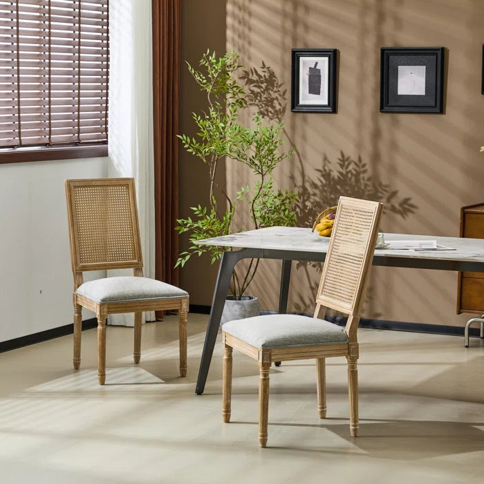 Sherrill Upholstered Solid Wood Dining Chairs 1-Piece
