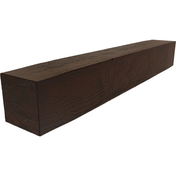 72" Premium Hickory Hand Carved Mantel (final cut, no further discounts)