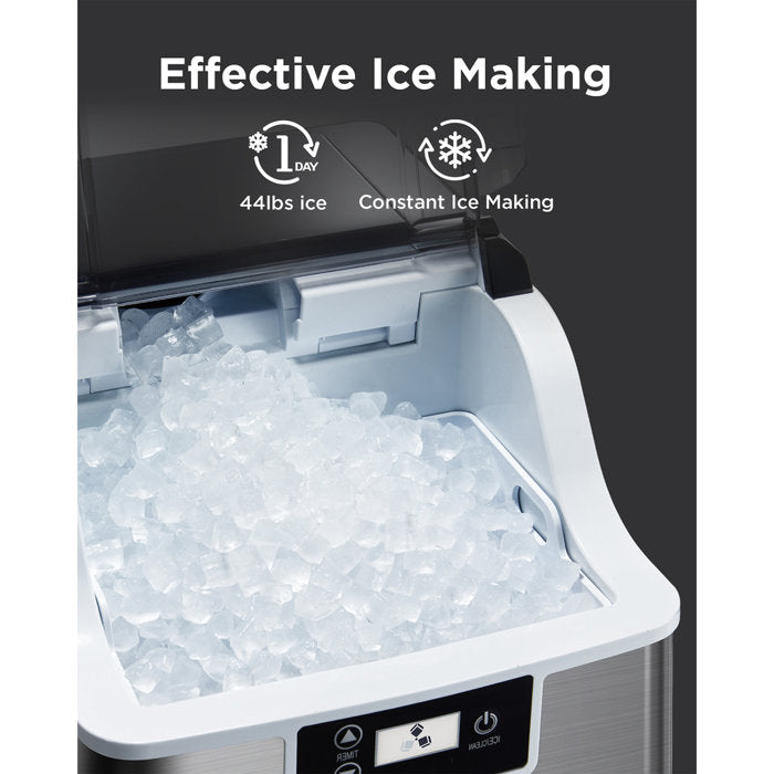 Daily Production Nugget Clear Ice Portable Ice Maker – Salvage & Co Indy