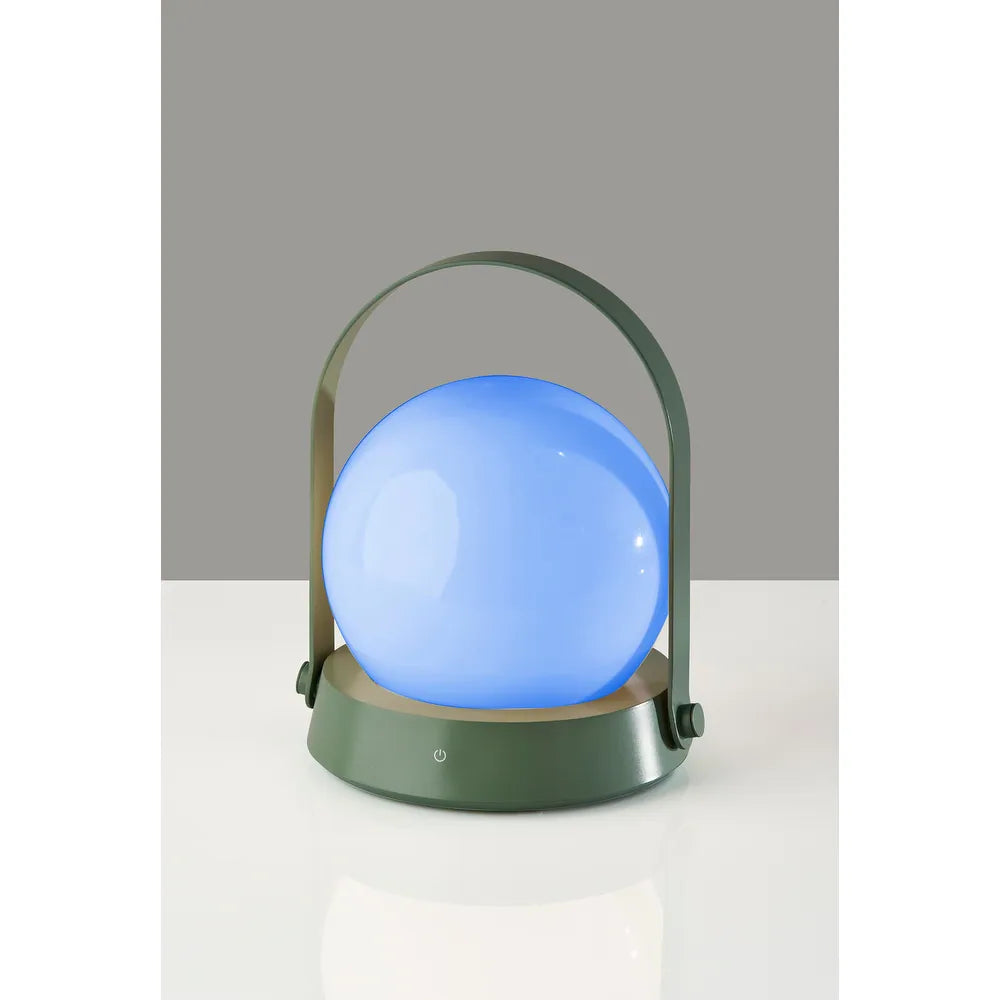 Simplee Adesso Millie LED Color Changing Table Lantern - Sage