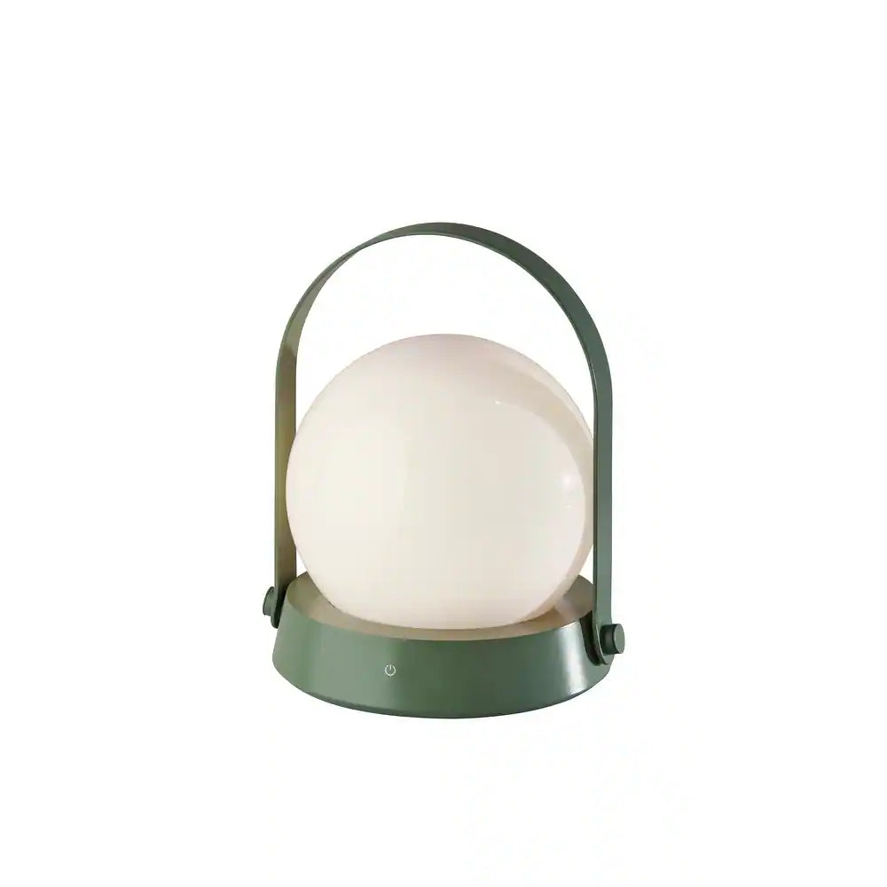 Millie LED Color Changing Table Lantern - Sage