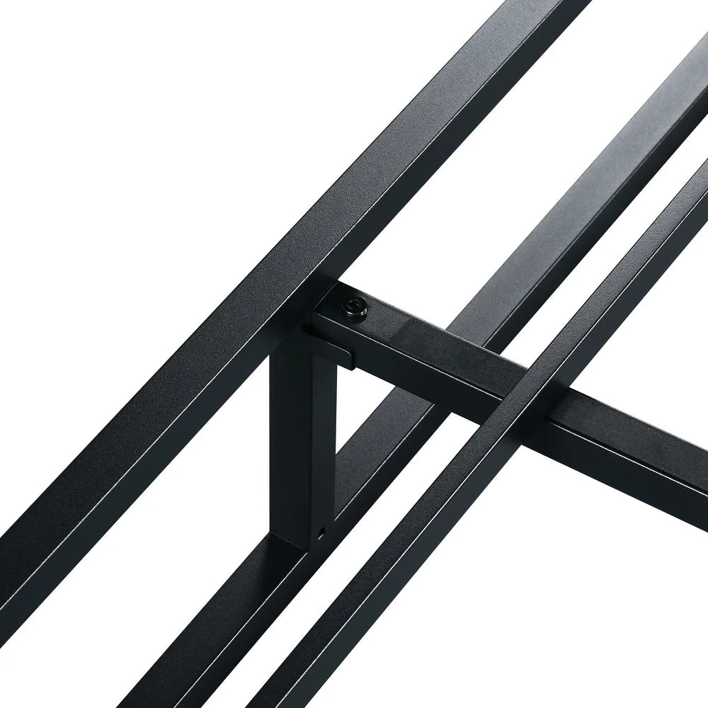9-inch Heavy Duty Low Profile Bed Frame, No Box Spring Needed - Queen