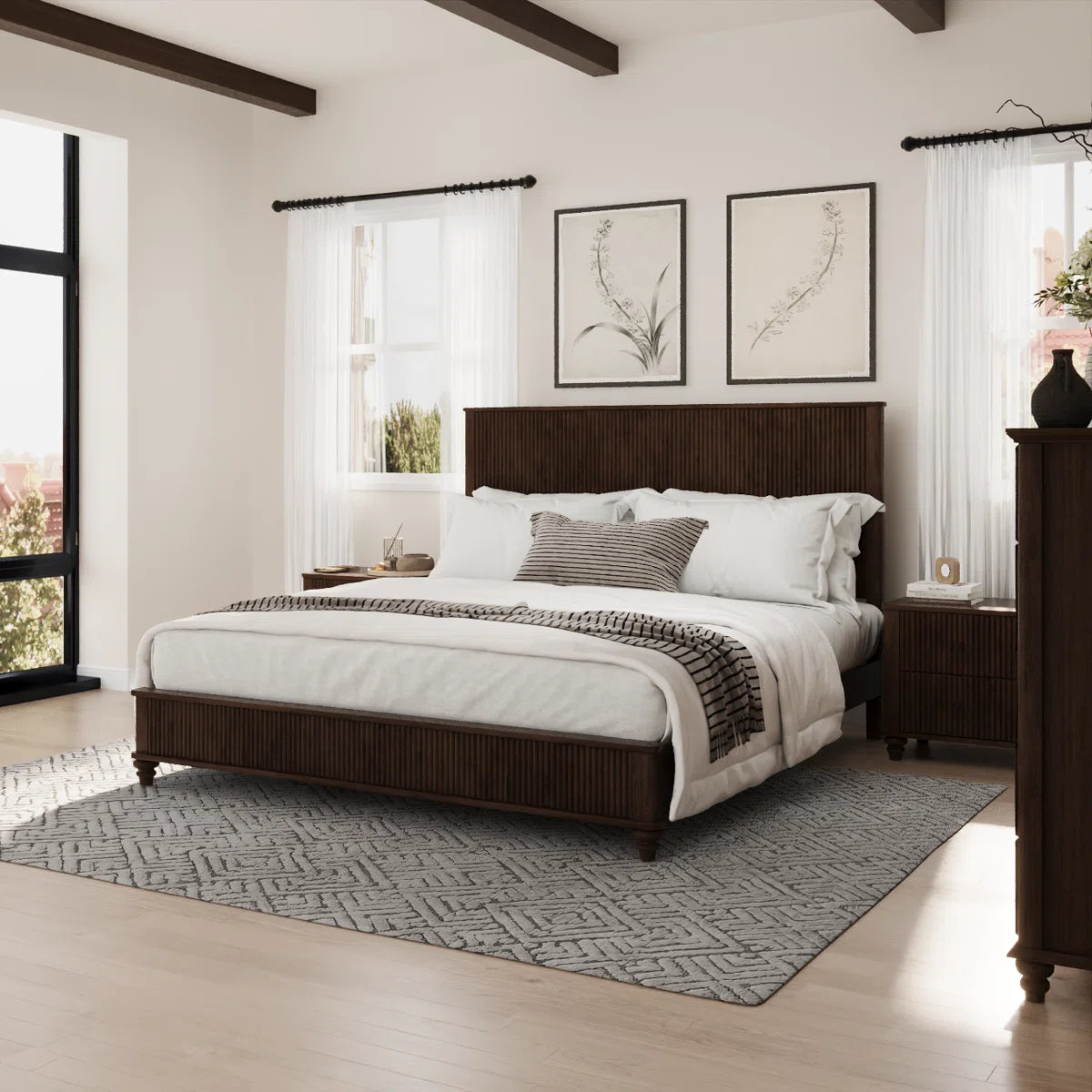 Solid Wood Bed Frame 2-BOXES – Salvage & Co Indy