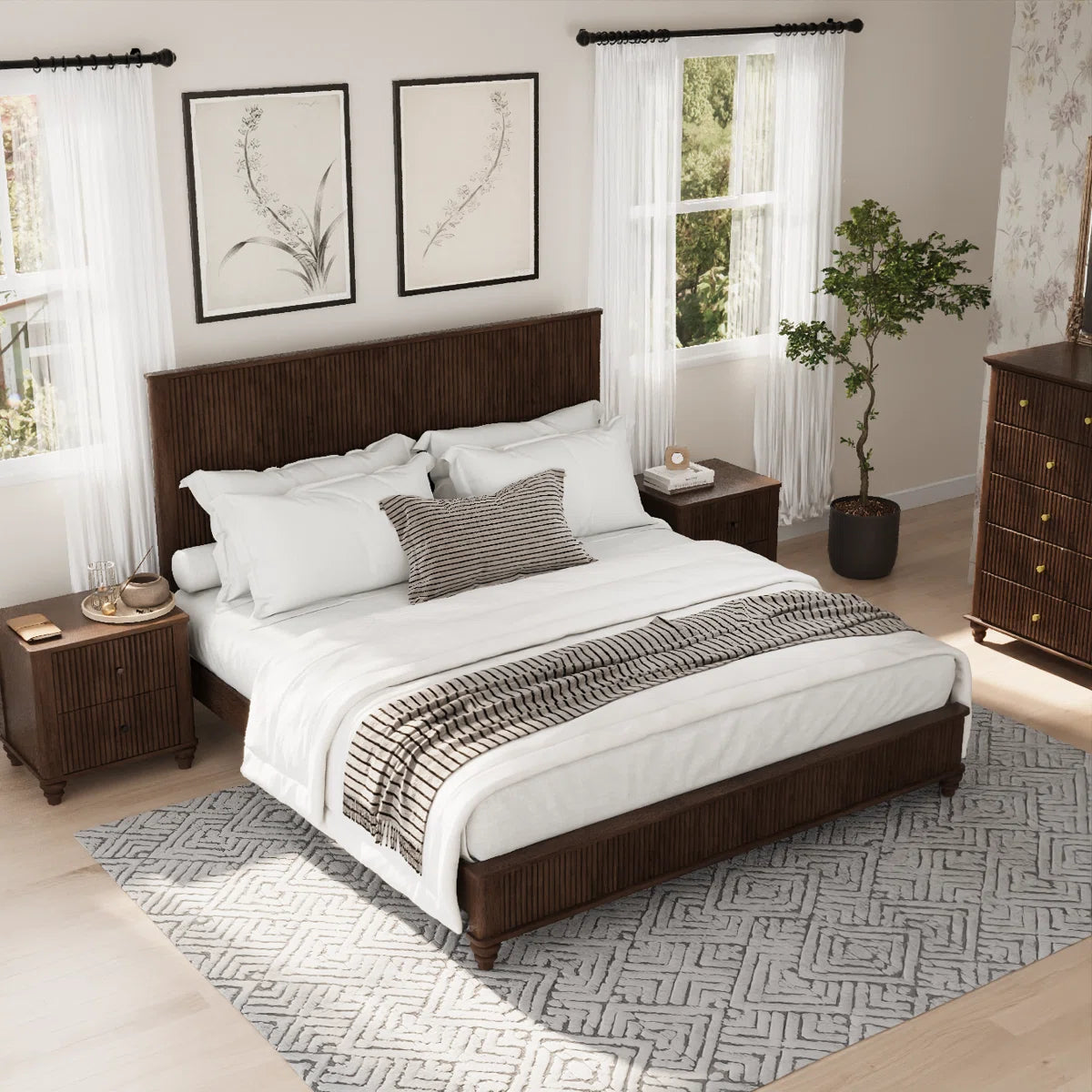 Solid Wood Bed Frame 2-BOXES – Salvage & Co Indy
