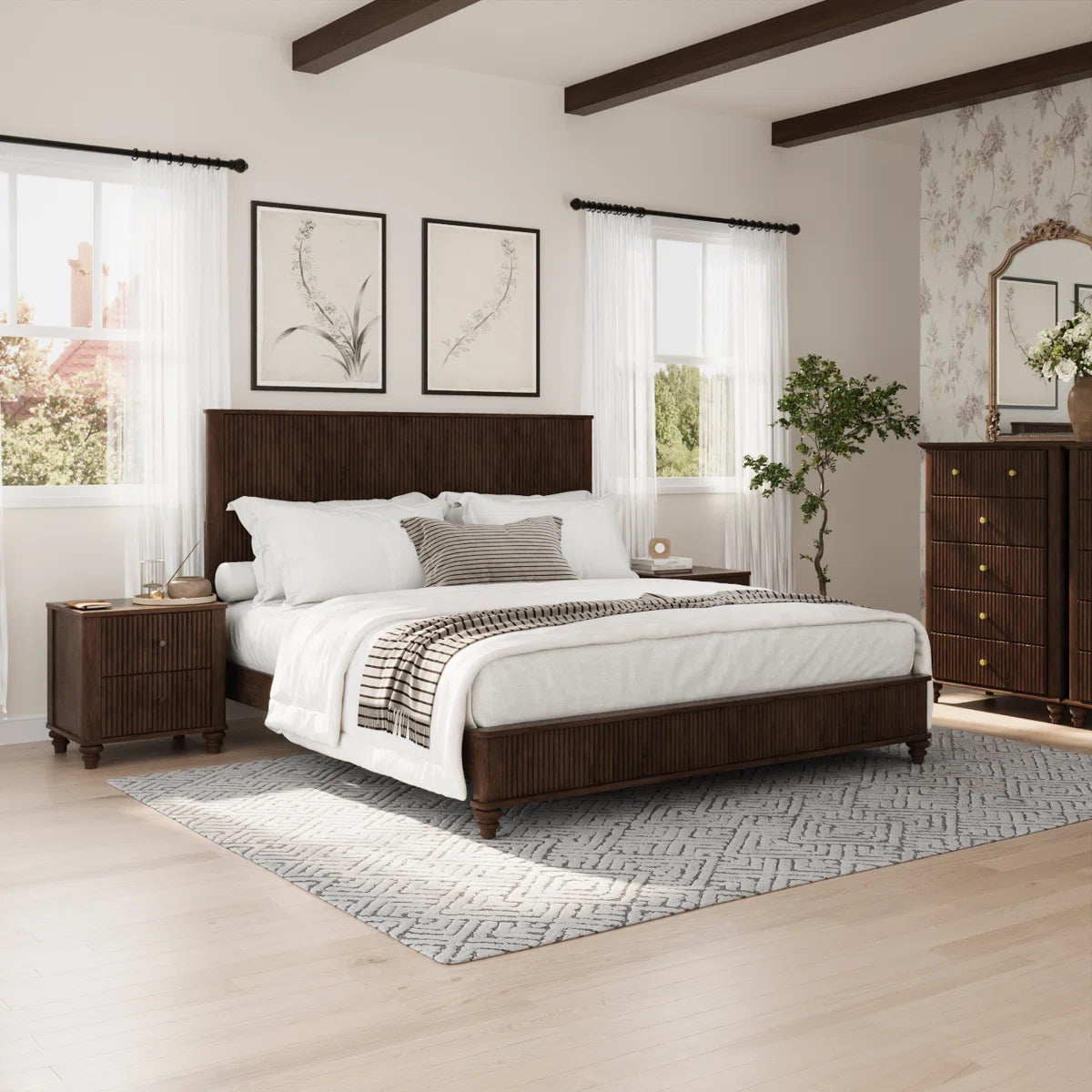 Solid Wood Bed Frame 2-BOXES – Salvage & Co Indy