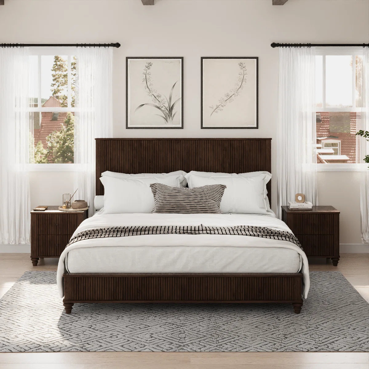 Solid Wood Bed Frame 2-BOXES – Salvage & Co Indy