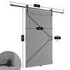 Solid Wood Paneled Barn Door with Installation Hardware Kit
