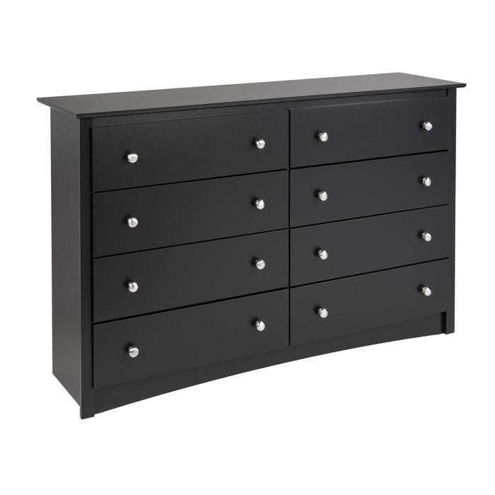 Black Sonoma 8-Drawer Dresser