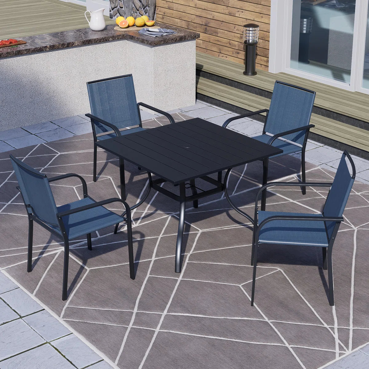 Square Outdoor Dining Table – Salvage & Co Indy