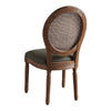 Stella Oval Back Chair - Green