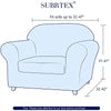 2 Piece Armchair Slipcover Stretch Spandex Furniture Protector - Navy