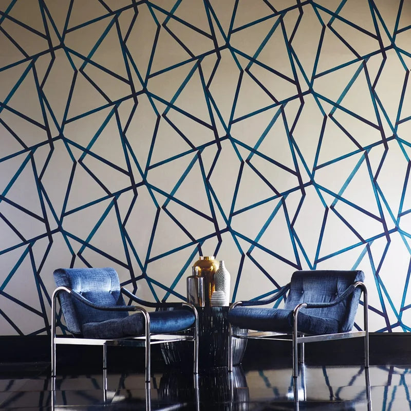 Sumi Geometric Metallic Wallpaper Roll