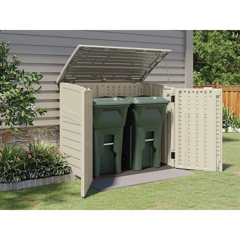 Outdoor Resin Horizontal Storage Shed – Salvage & Co Indy