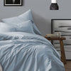 Premium Cotton Prewashed Chambray Duvet Cover Set - Chambray Blue - King/California King