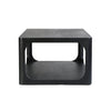 Black Sybil 47'' Solid Wood Coffee Table
