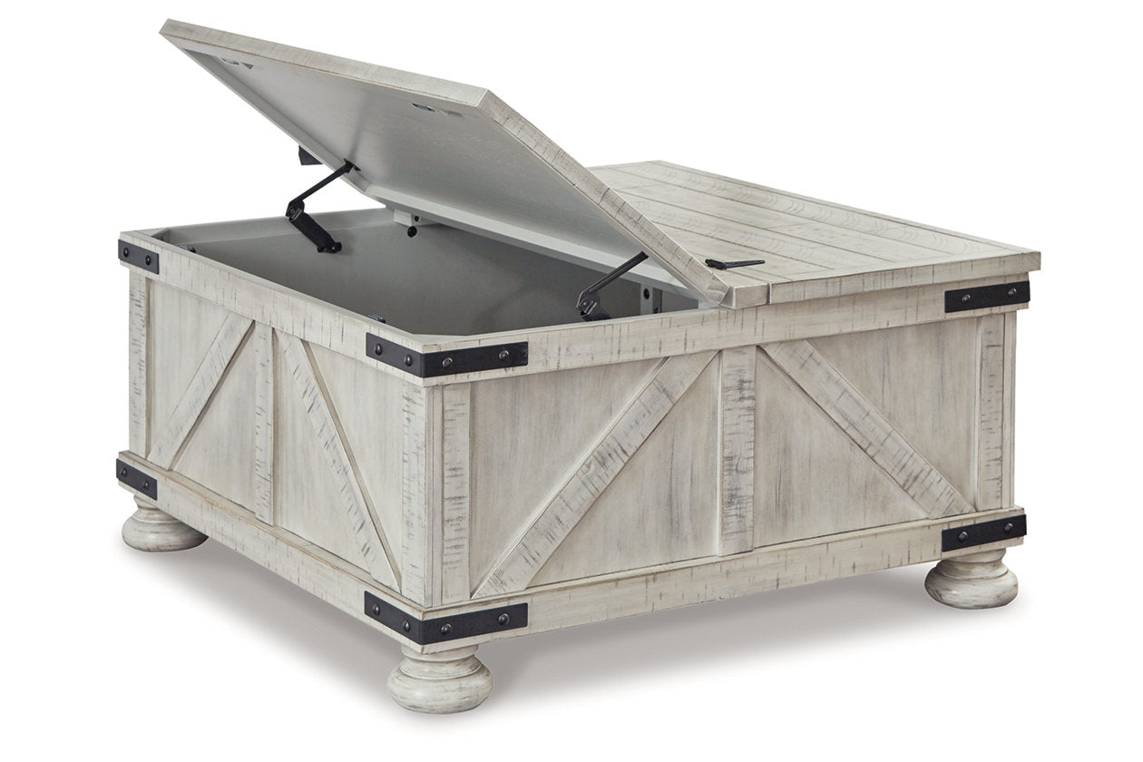 Carynhurst Hinged Lift Top Coffee Table – Salvage & Co Indy