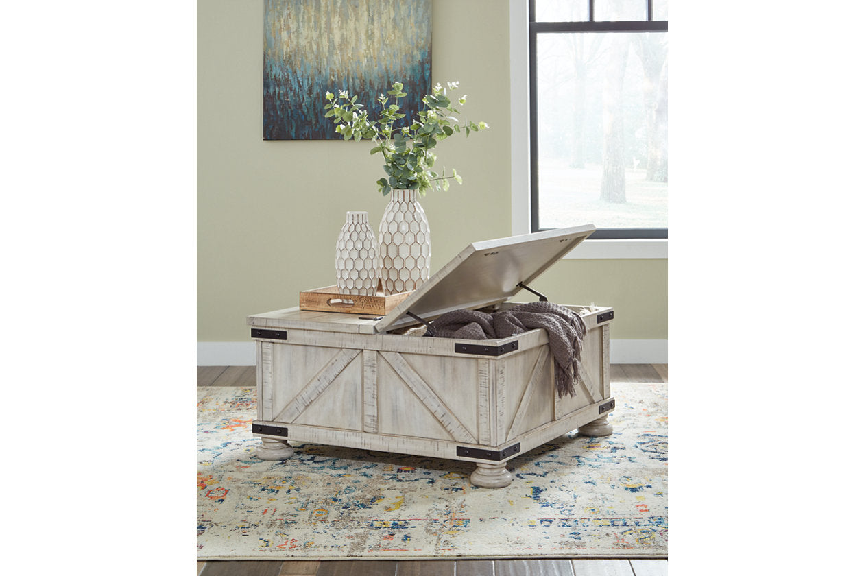 Carynhurst Hinged Lift Top Coffee Table – Salvage & Co Indy