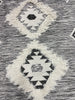 8' round Savannah Wool Black Round Indoor Geometric Area Rug