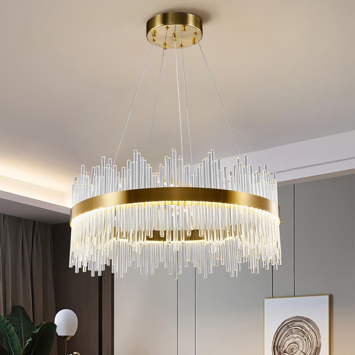 Modern Crystal Chandelier, final cut